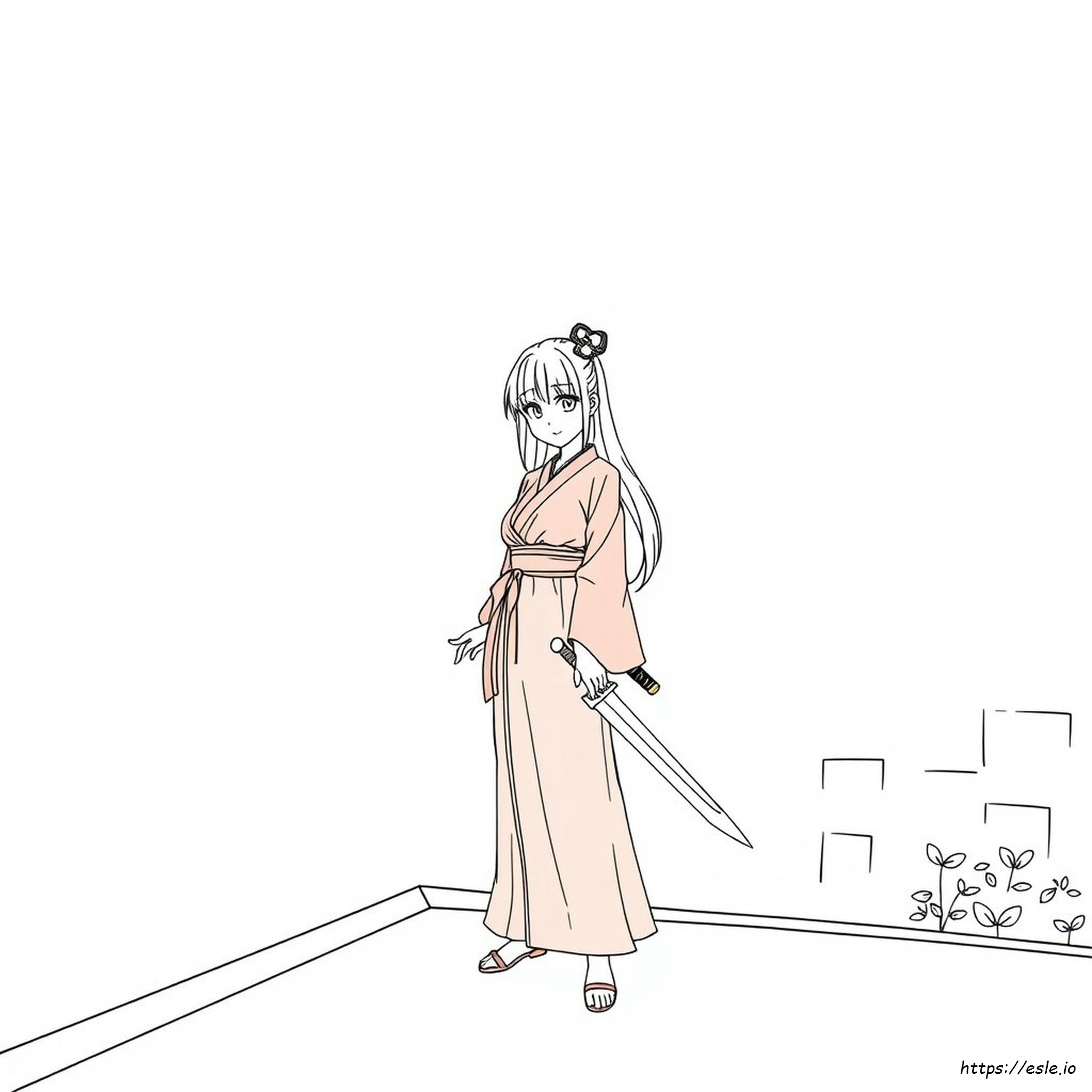 Dibujo De Manga Para Colorear De Anya