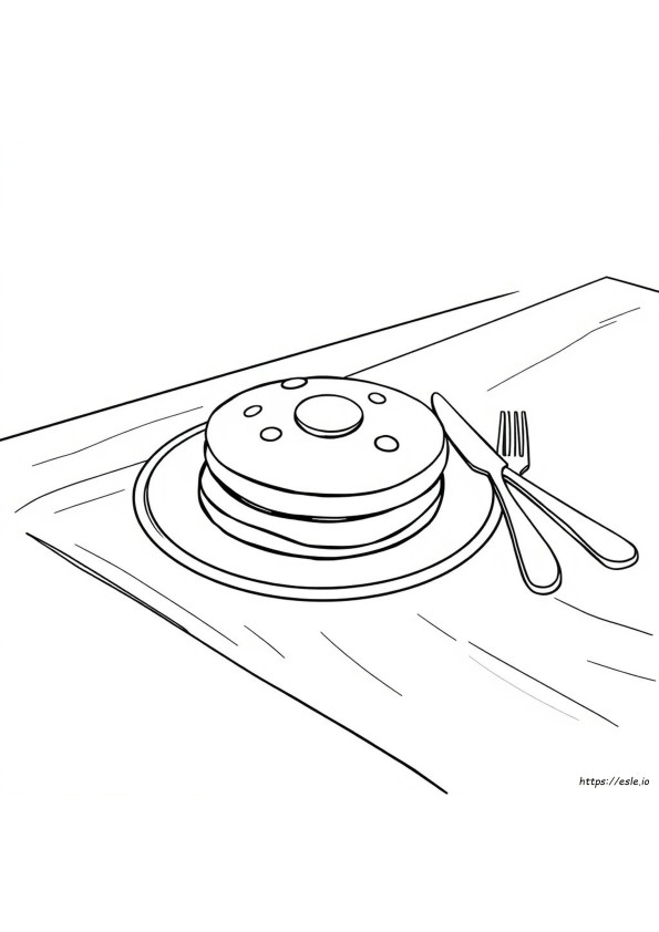 Coloriage Crêpe