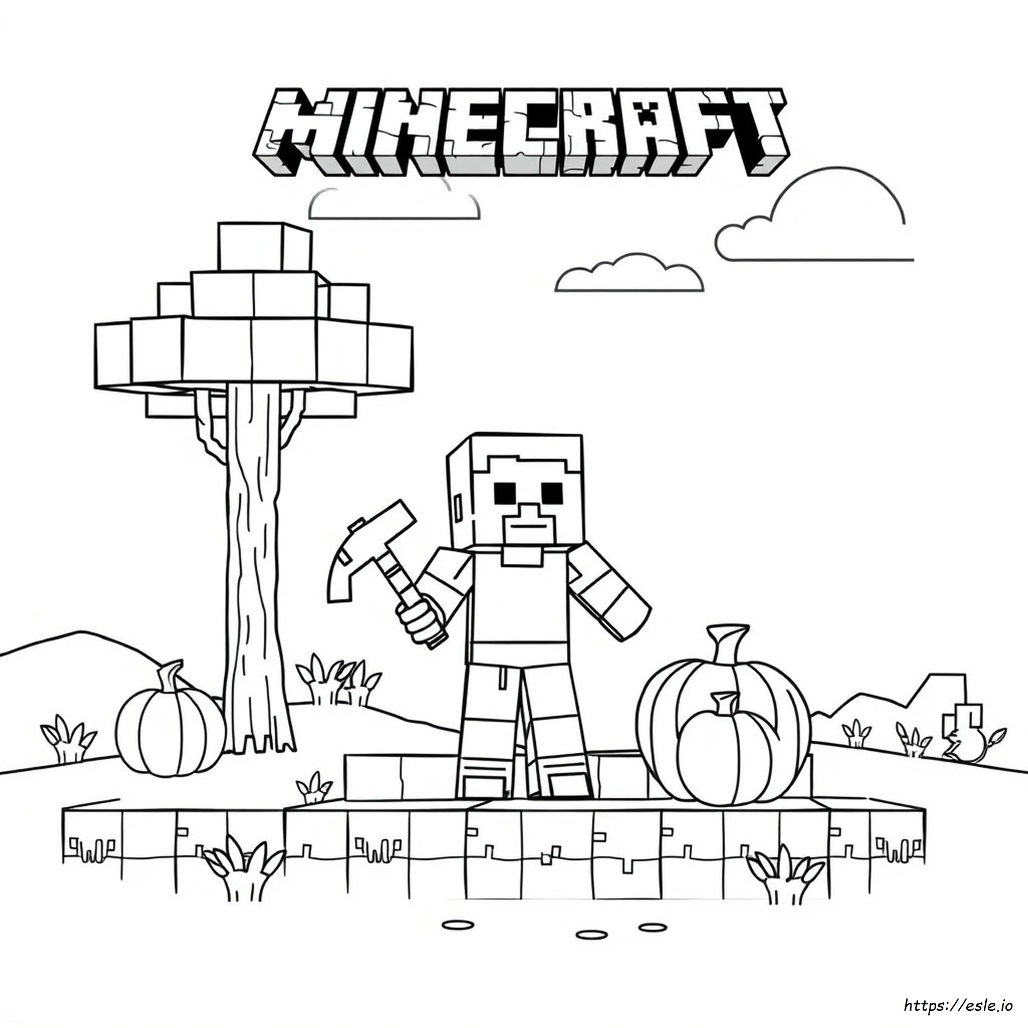 Minecraftszínezőoldalak