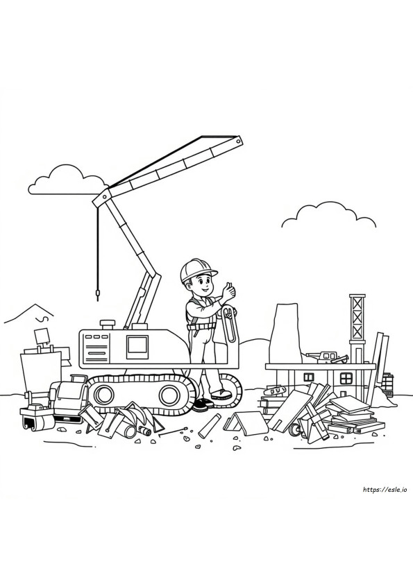 Eenvoudige Bouw Kleurplaten