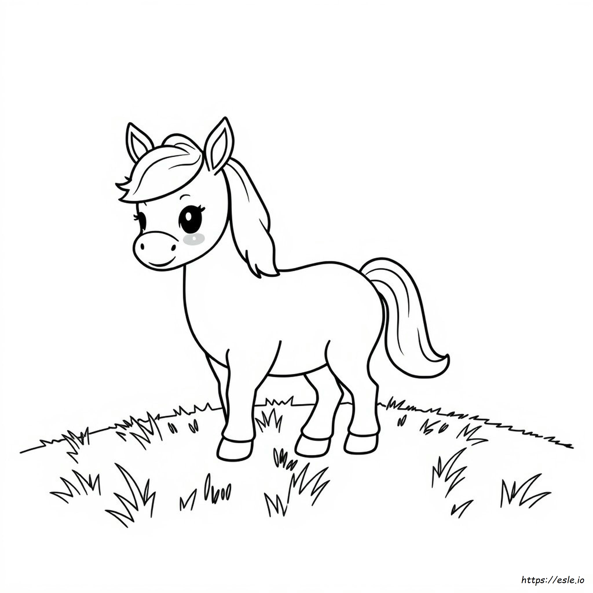 Kawaii Koń Kolorowanki