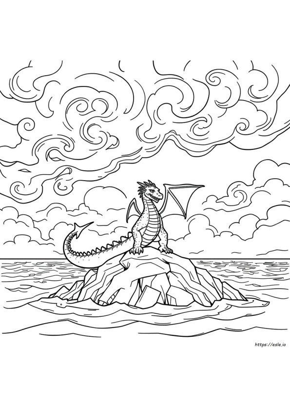 King Ghidorah Kleurplaat