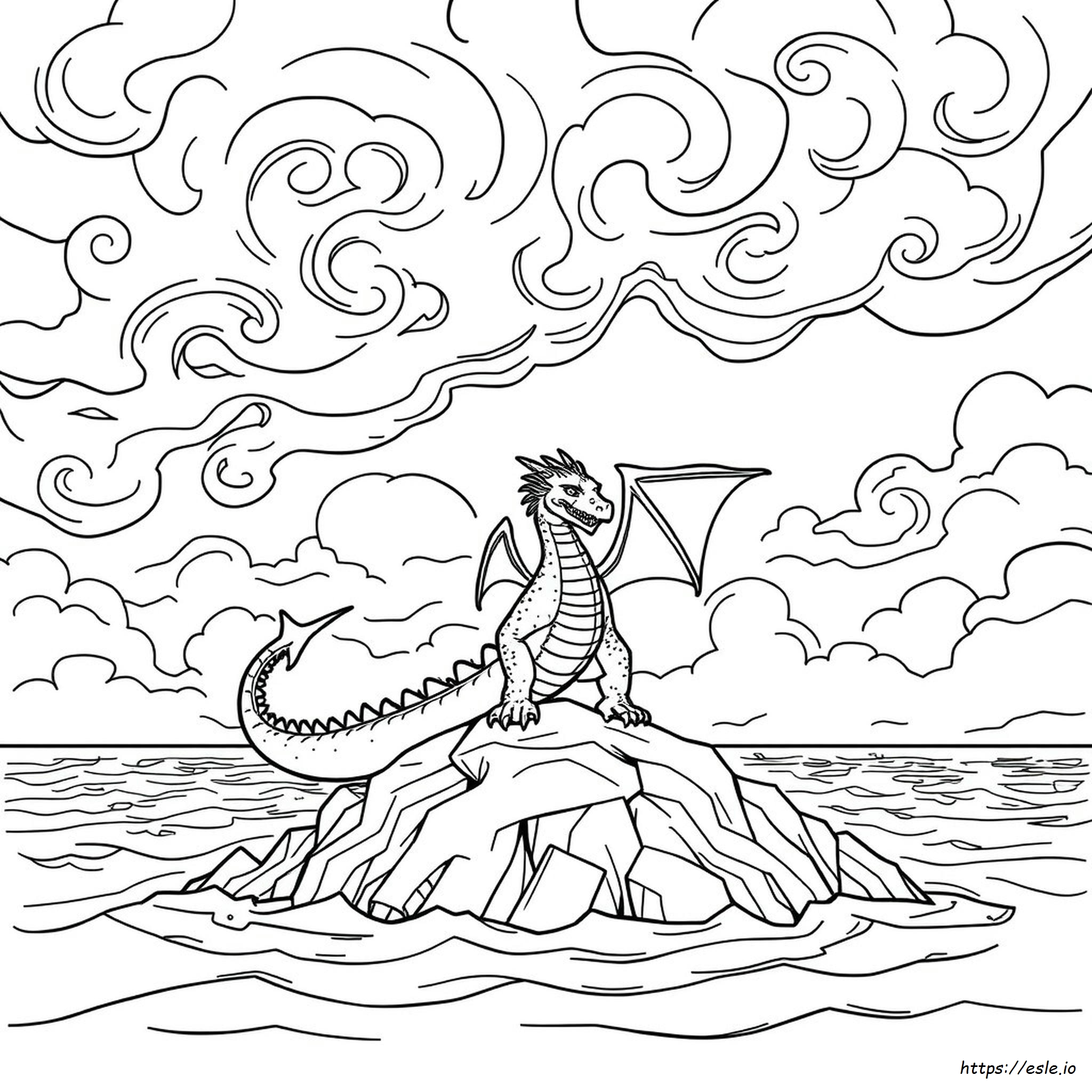 King Ghidorah Coloring
