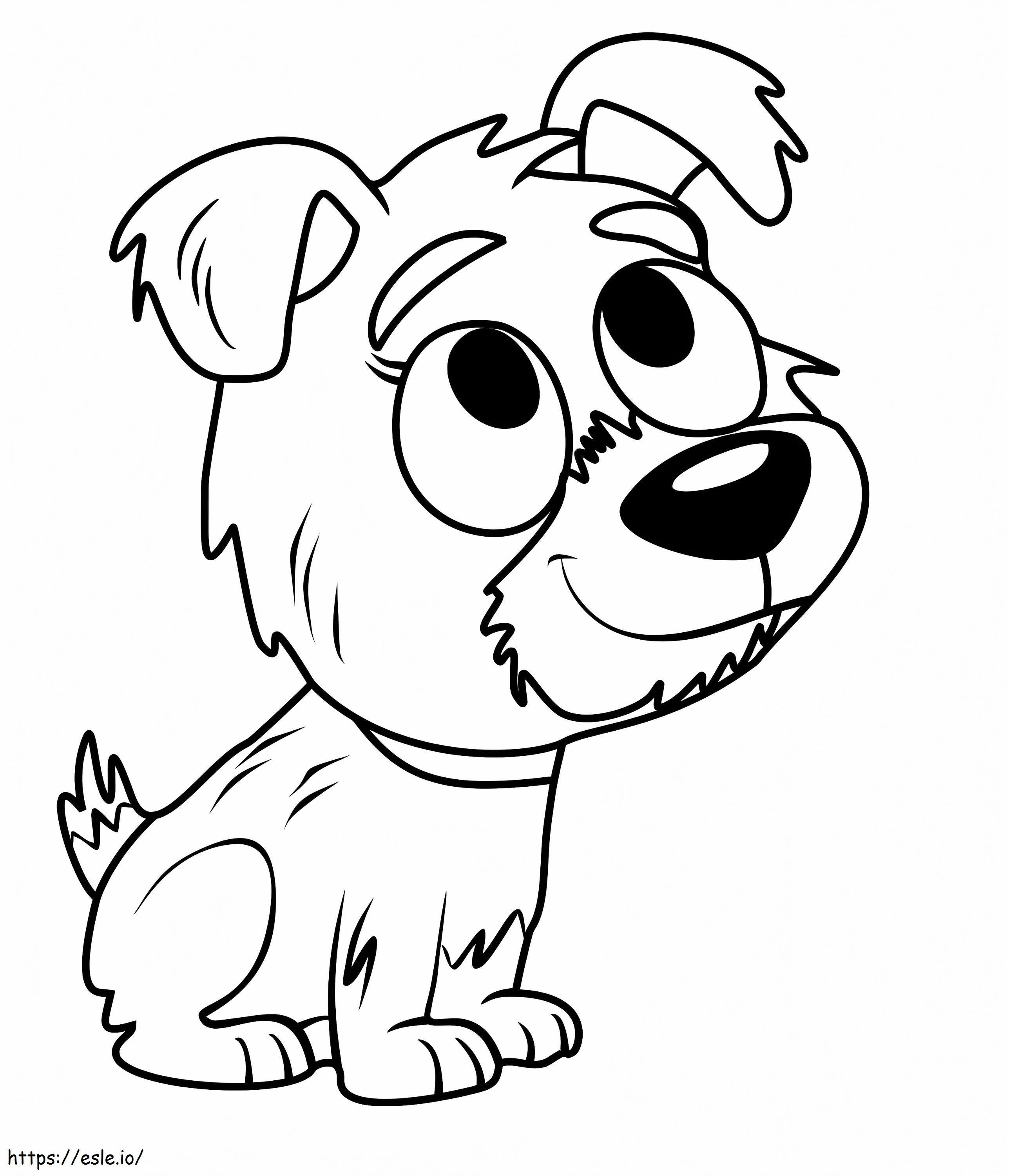 Kiki From Pound Puppies coloring page