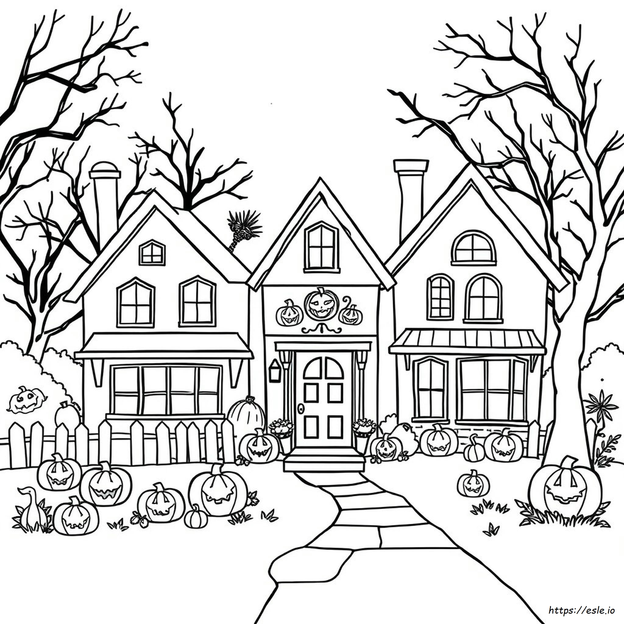 Tarjetas De Halloween Para Colorear