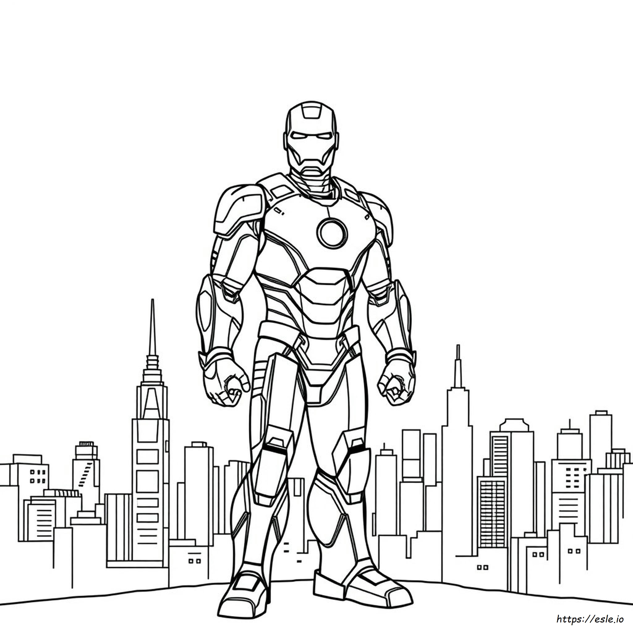 Kolorowanka Iron Man