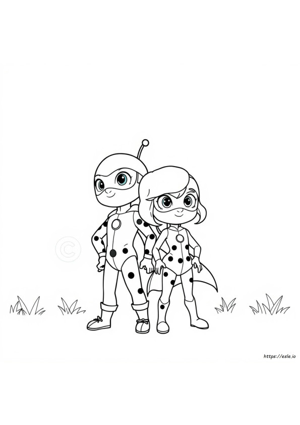 Coloriages Des Personnages De Miraculous Ladybug