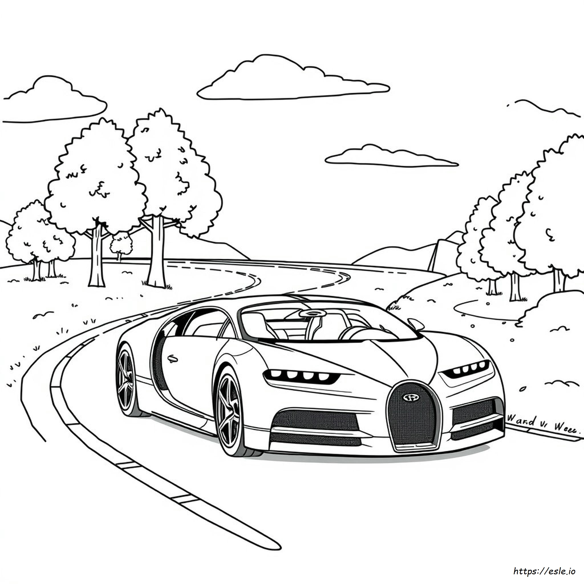 Bugatti Bolide Coloring Pages Printable