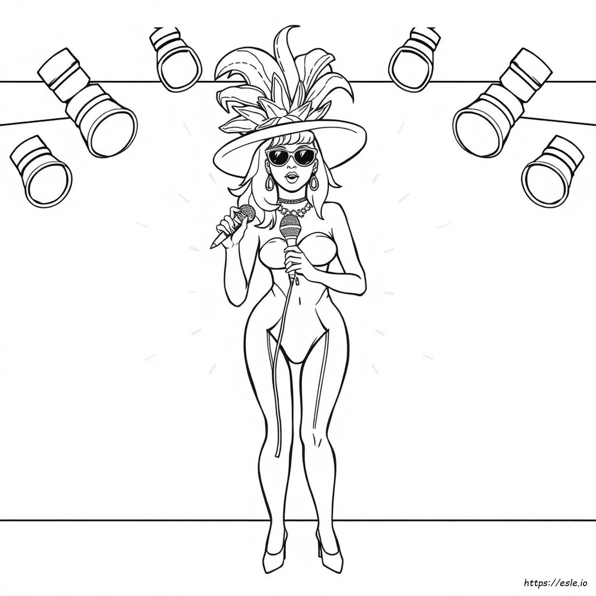 Lady Gaga Da Colorare