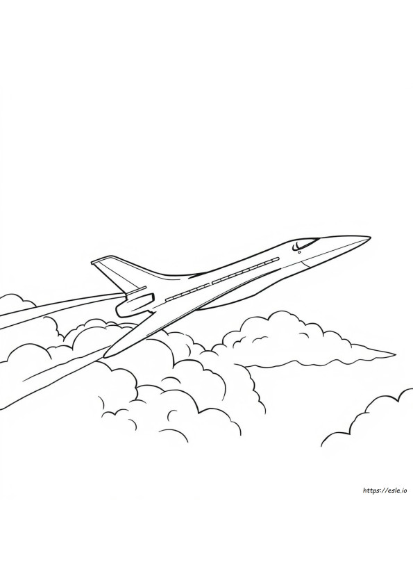 Coloriage Concorde