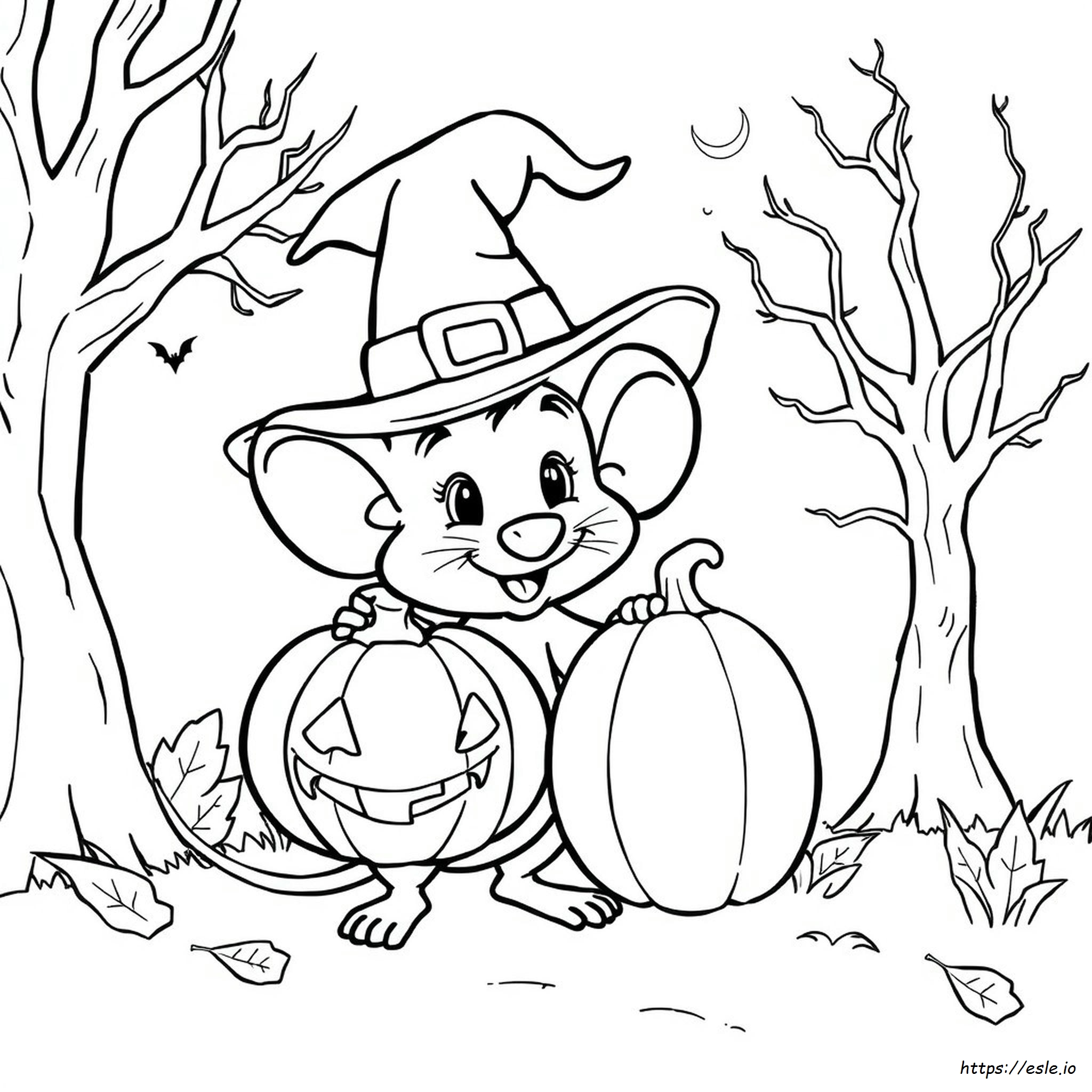Abc Mouse Halloween Para Colorear