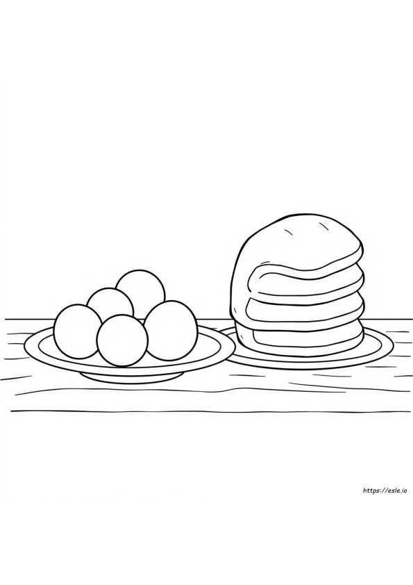 Telur Hijau Dan Ham Mewarnai