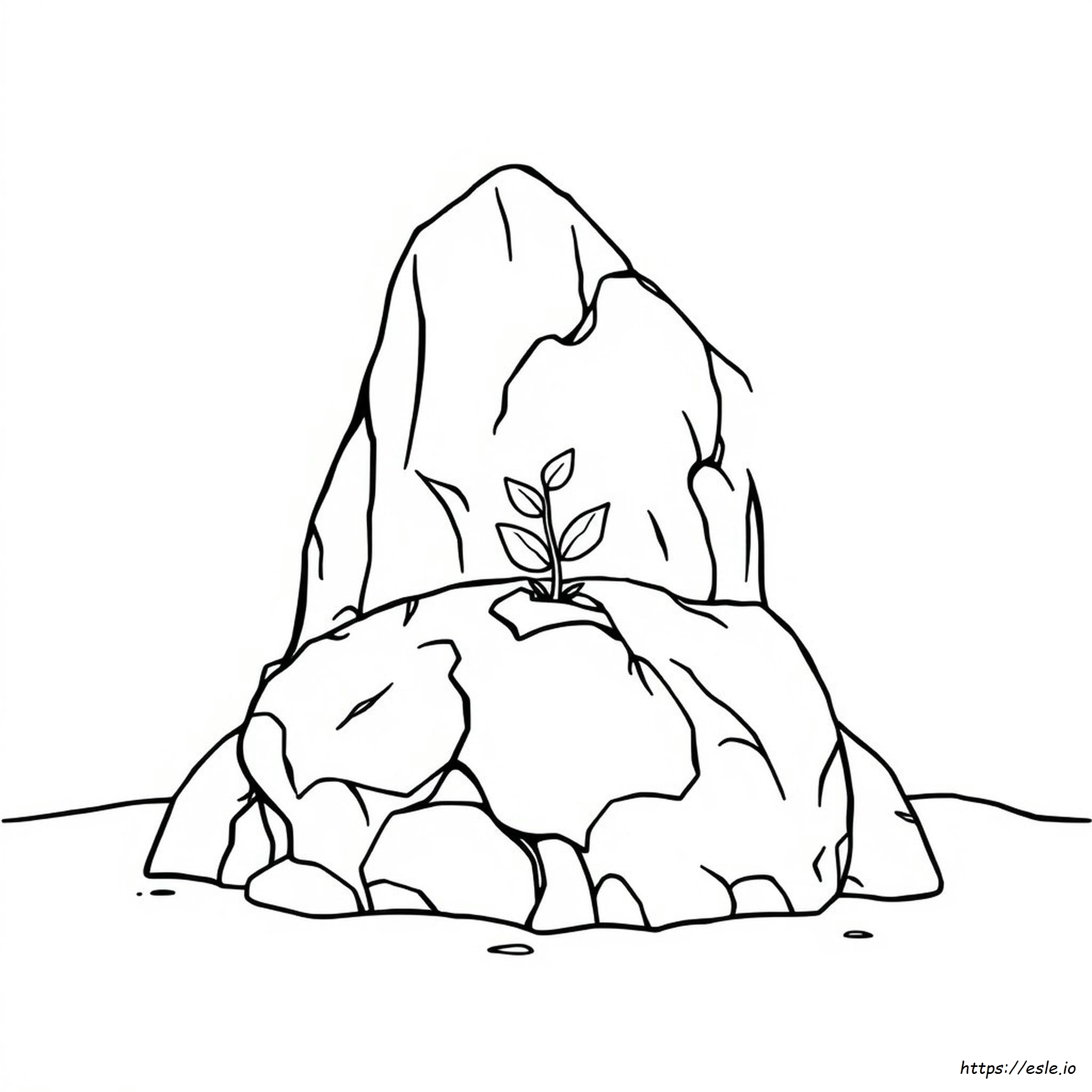 Rock Coloring Pictures