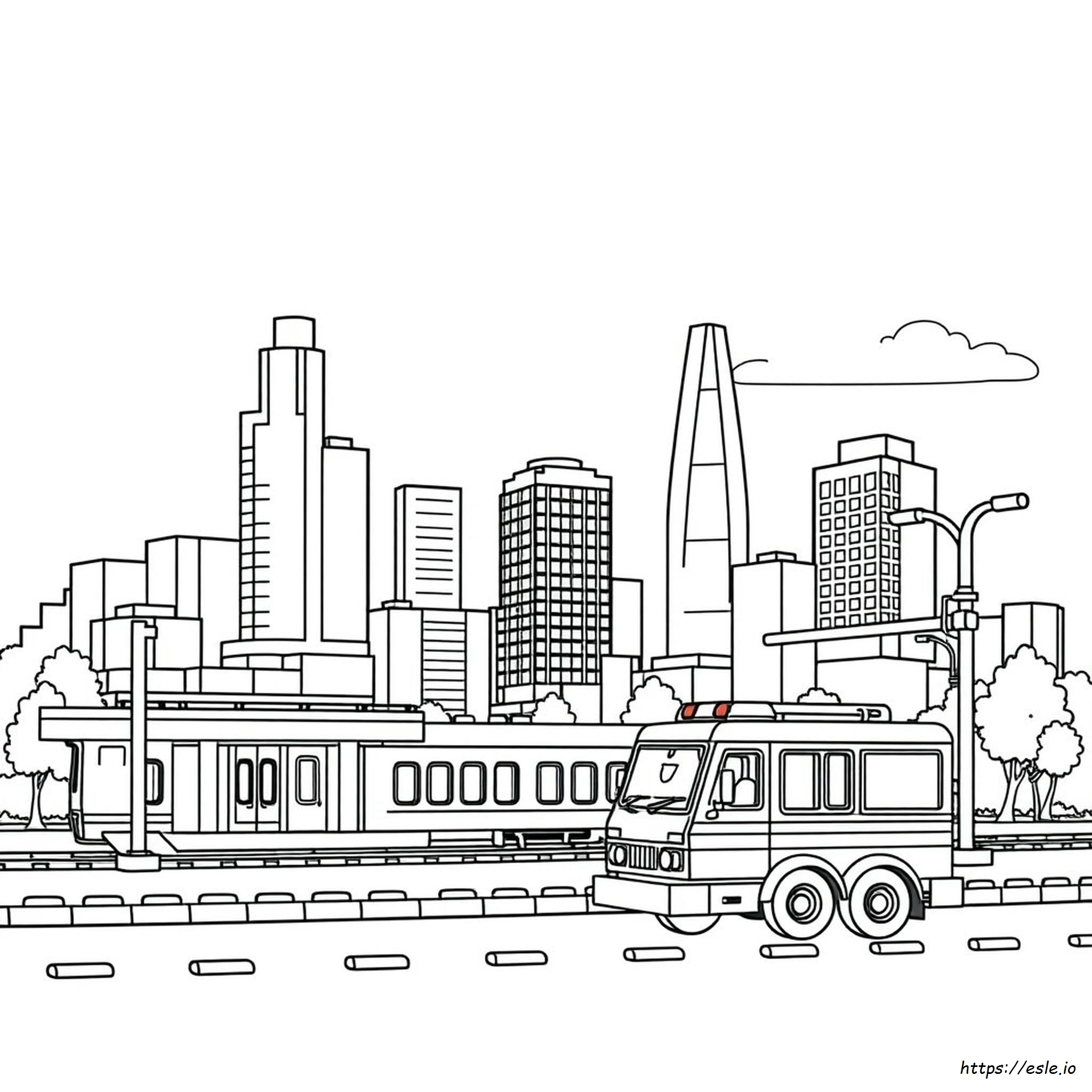 Lego City Coloring Book