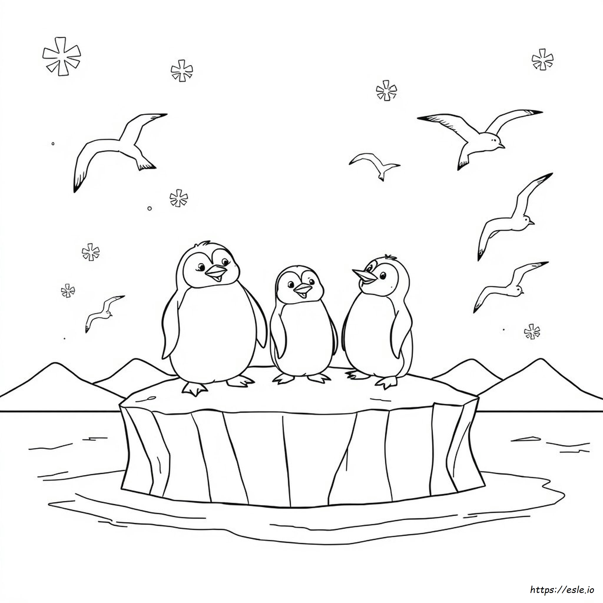 Tacky Penguen Boyama Sayfaları