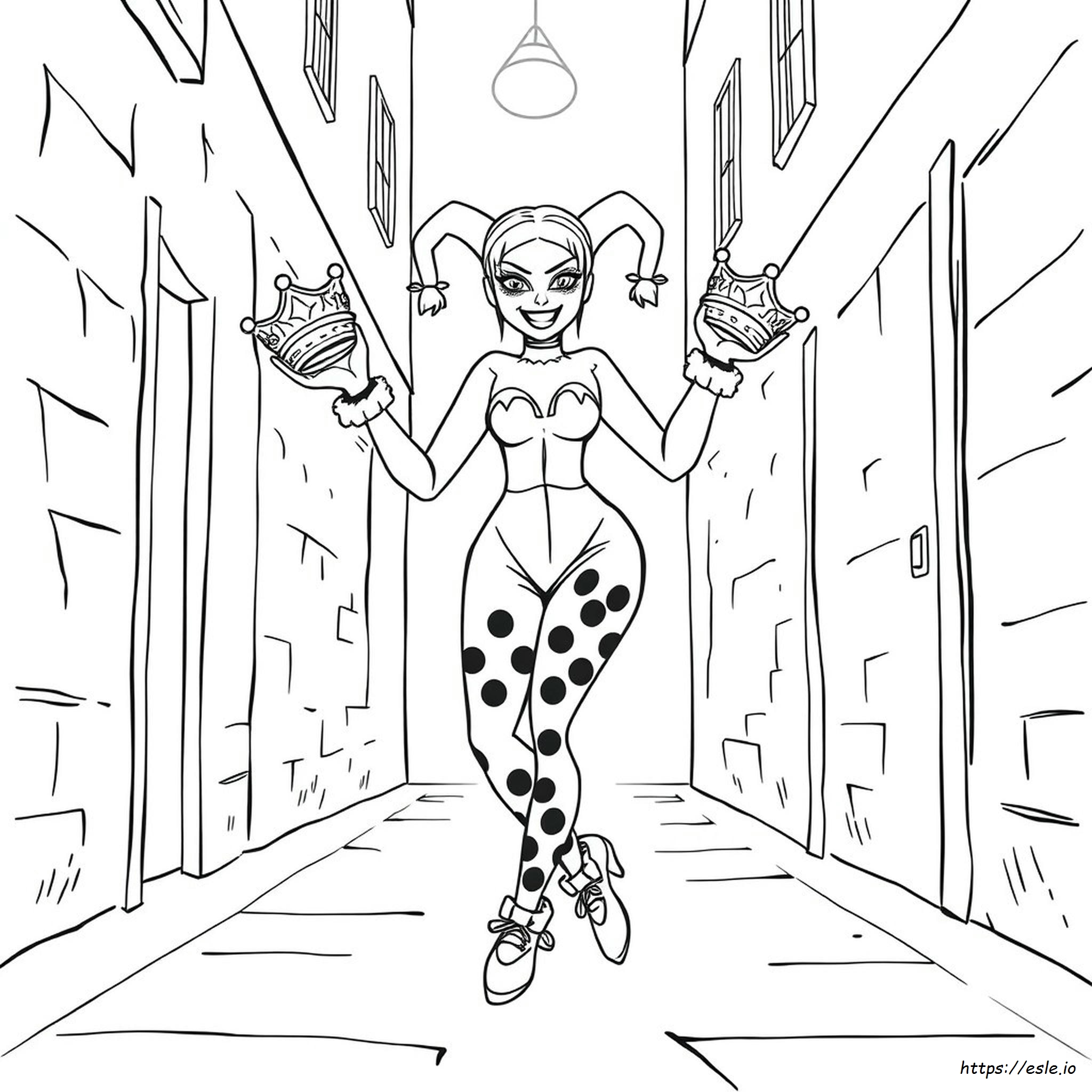Kolorowanki Z Harley Quinn