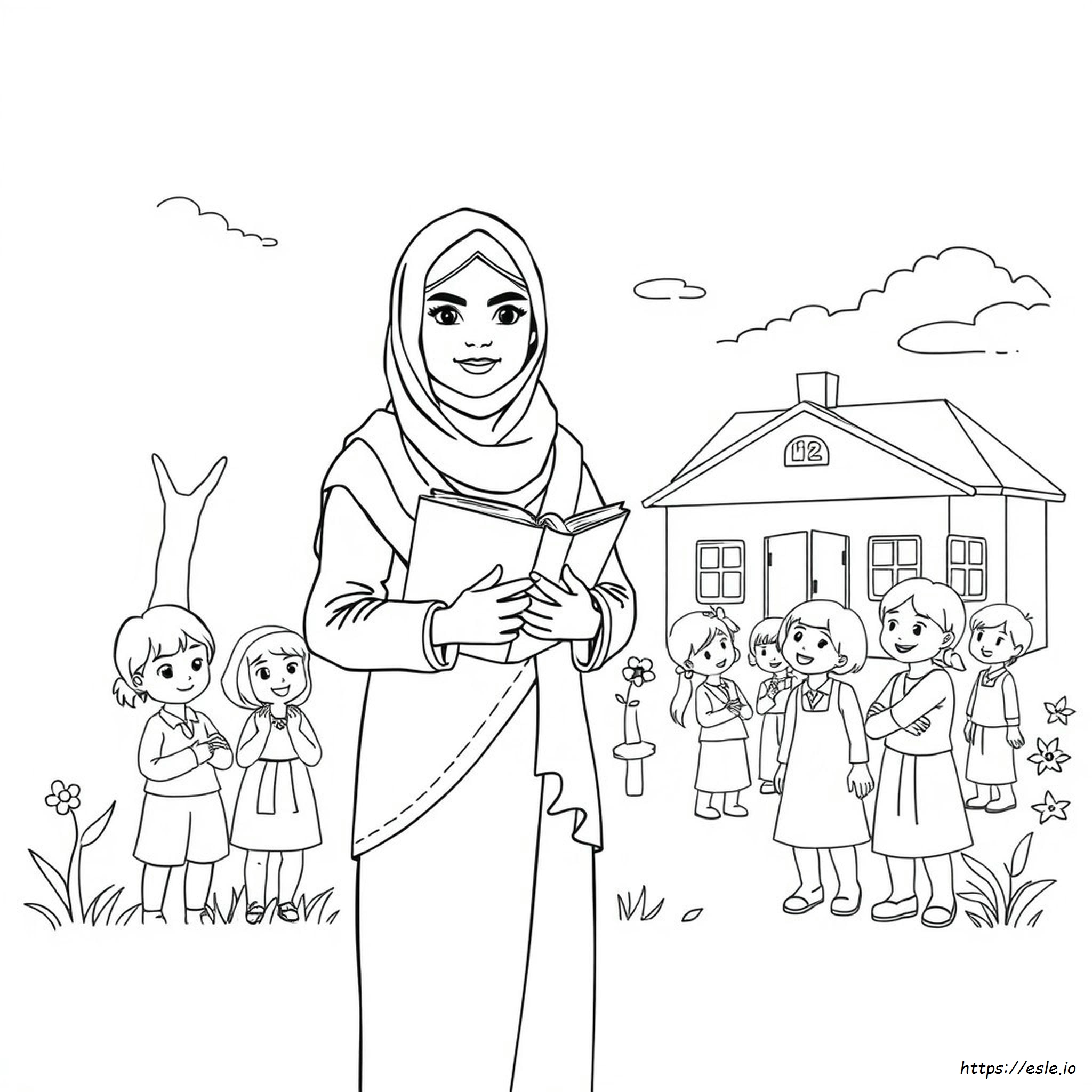 Dibujo Lineal Malala Para Colorear