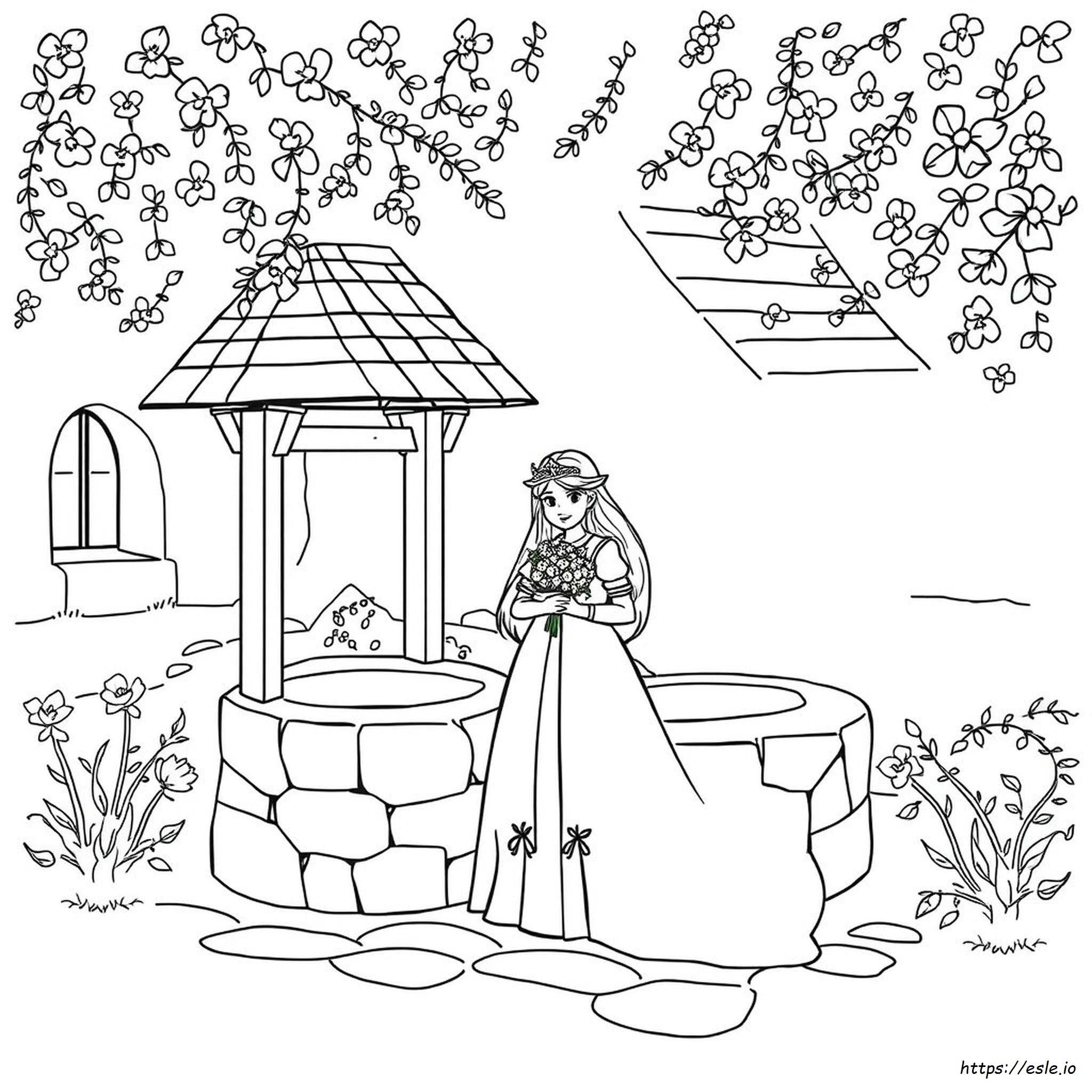 Medieval Princess Coloring Pages
