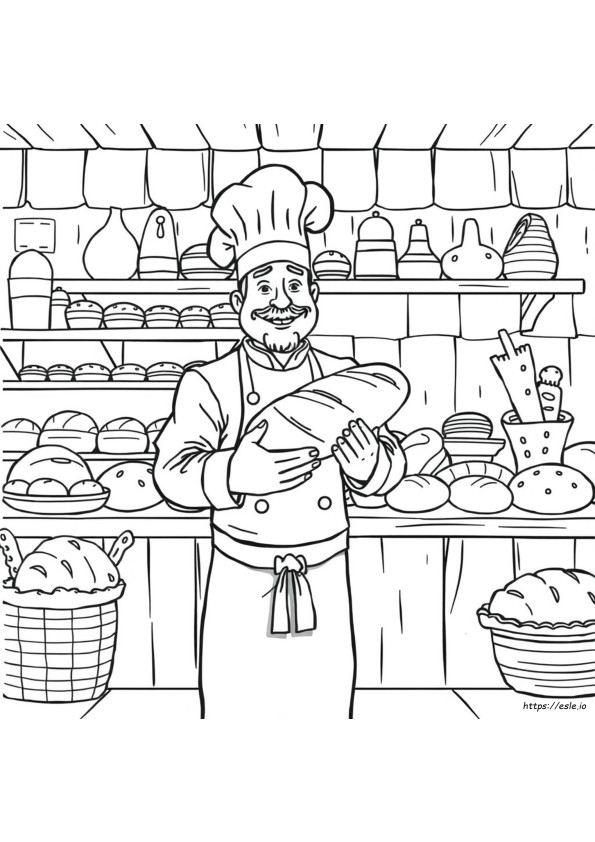 Master Roti Gambar Mewarnai