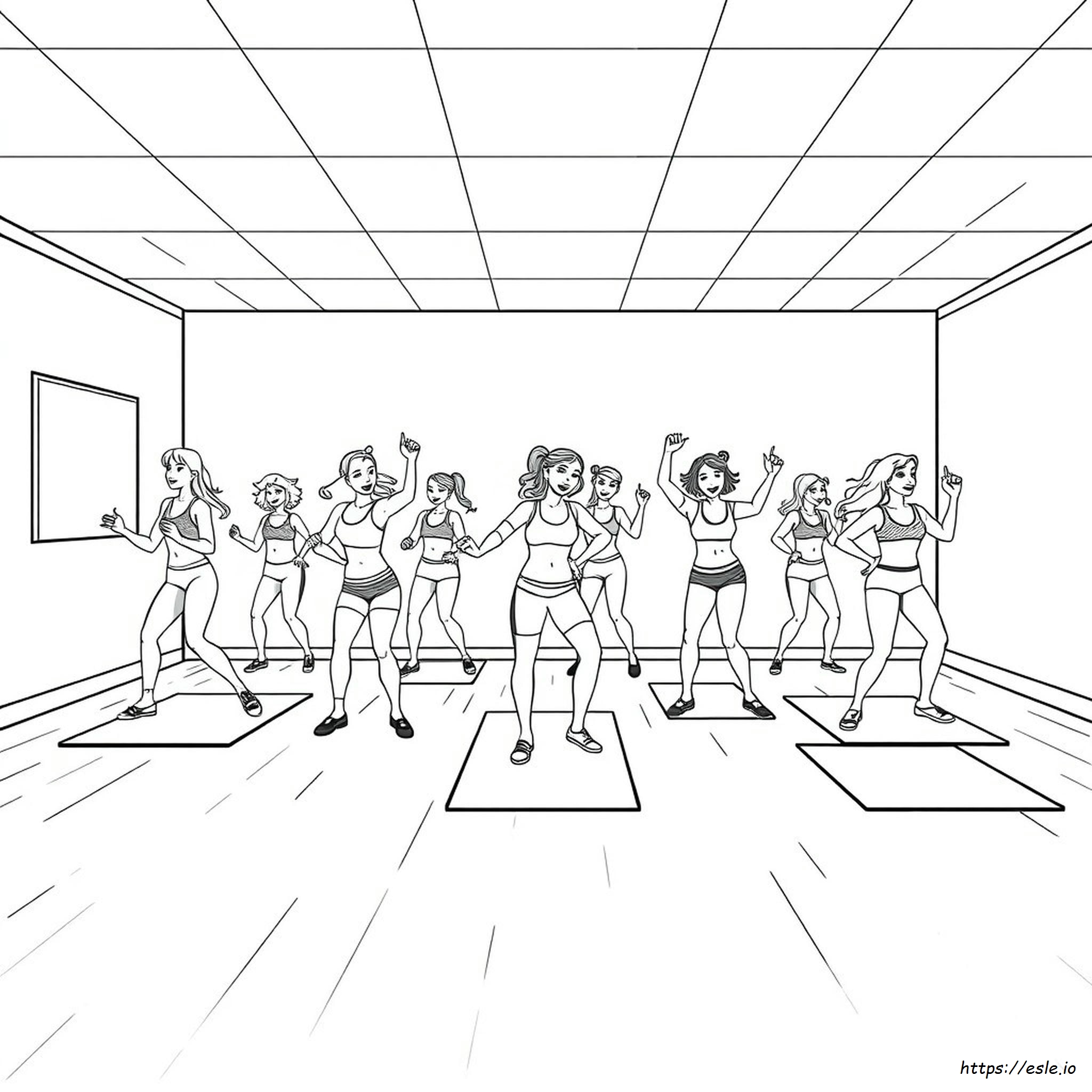 Kolorowanki Zumba