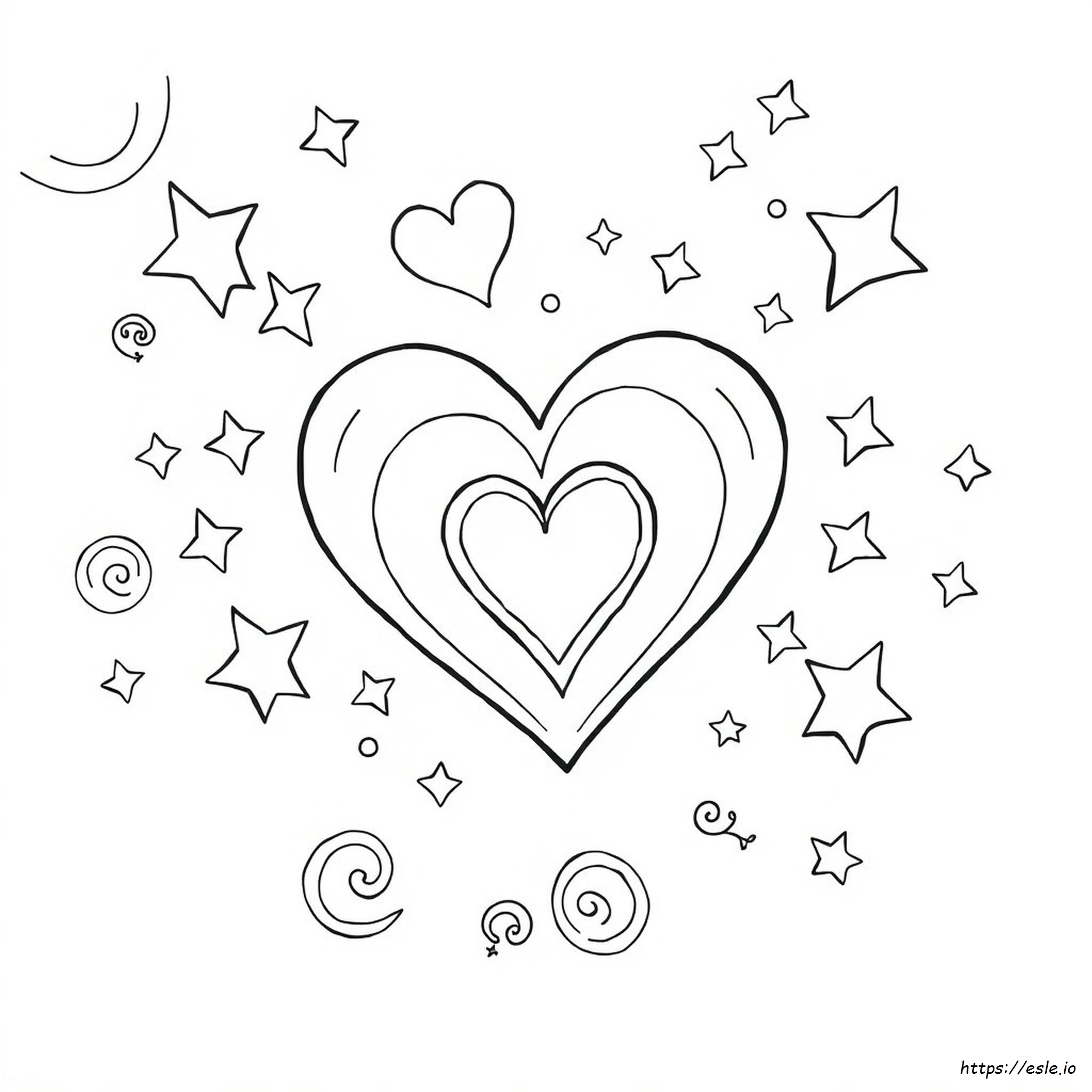 Coloring Pages Of Cool Hearts