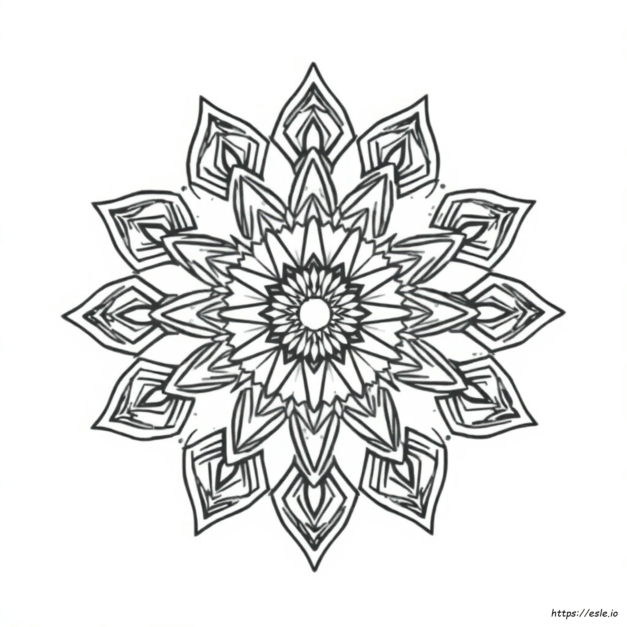 Star Mandala Coloring Pages