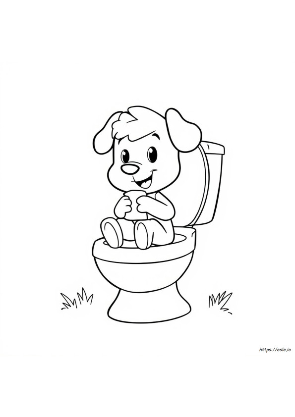 Skippy Toilet Gambar Mewarnai
