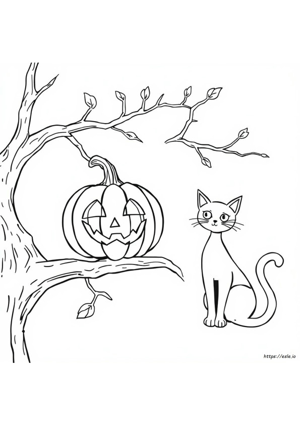 Gambar Mewarnai Halloween Sulit Untuk Dewasa