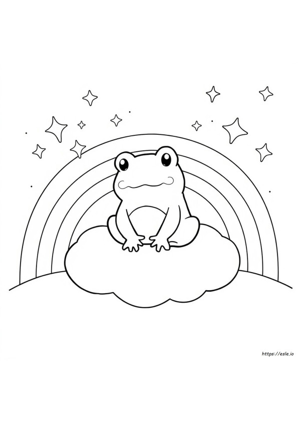 Coloriage Squishmallow Grenouille