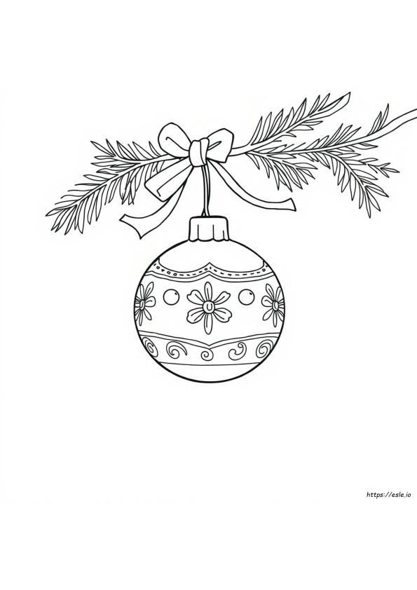 Design Your Own Ornament Coloring Page