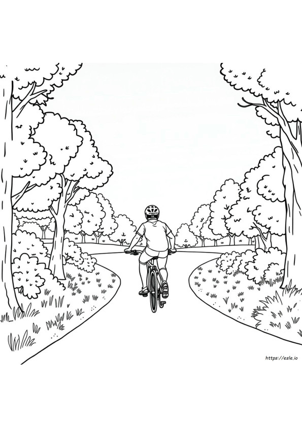 Coloriage Vélo