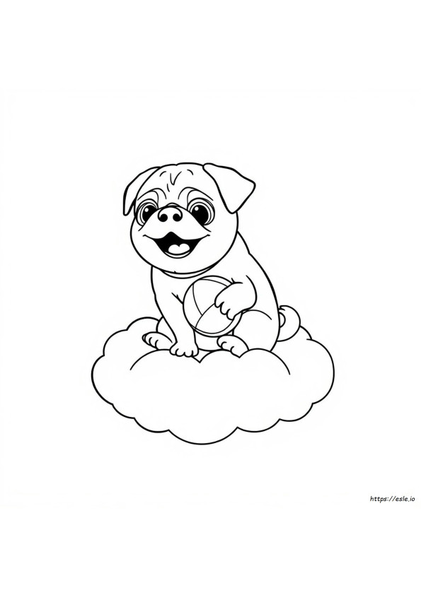 Páginas Para Colorear De Pug Gratis