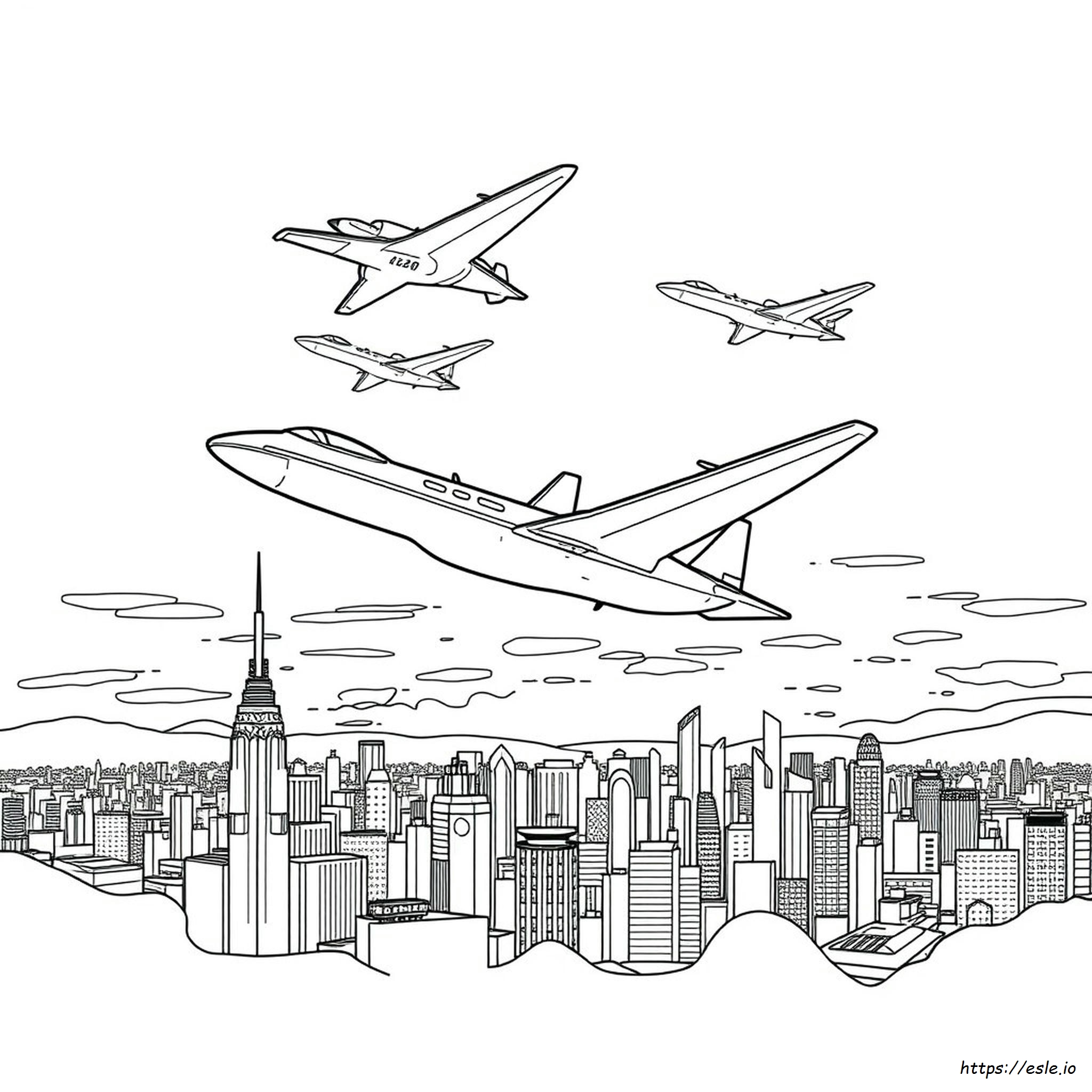 Coloring Pages Of Jets Planes
