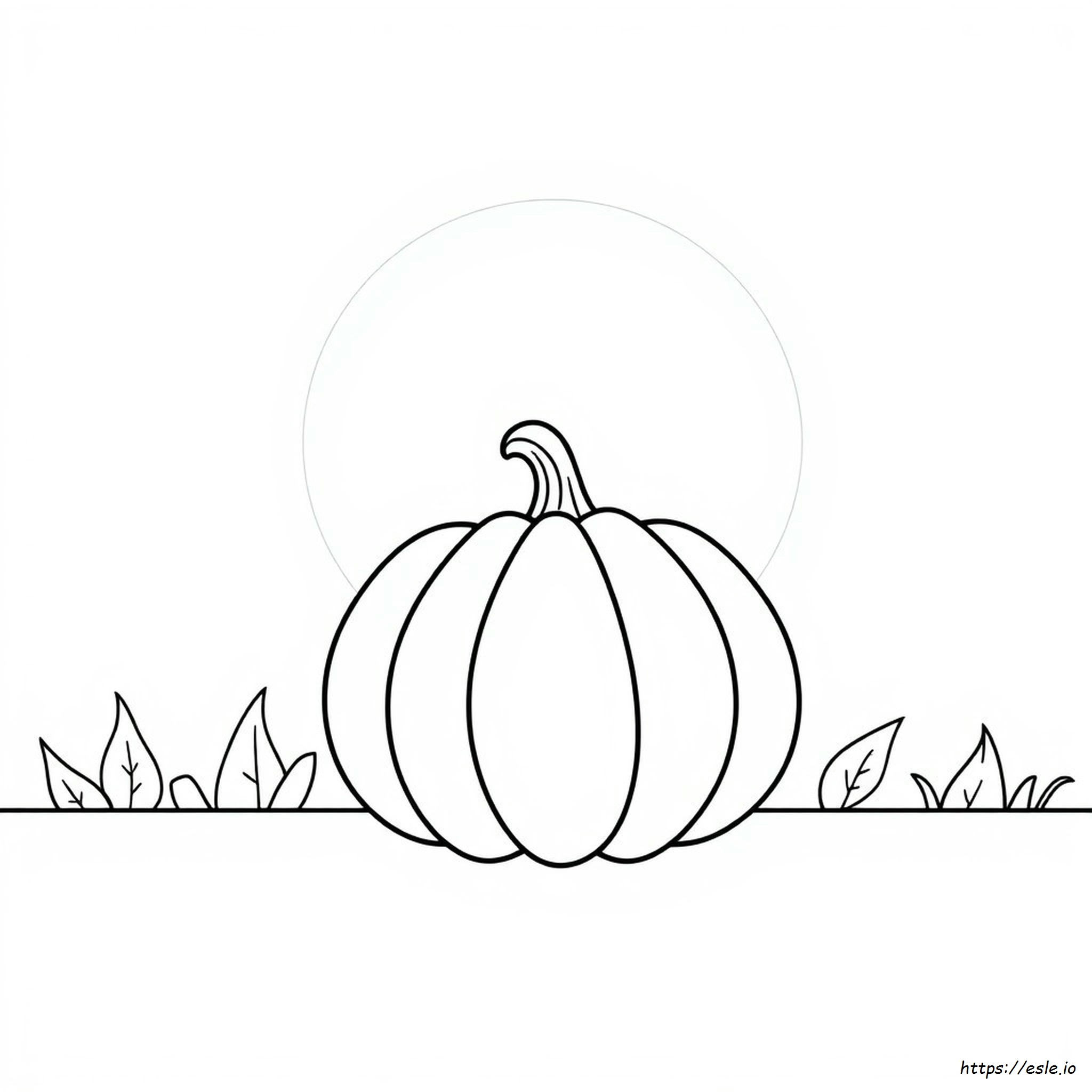 How To Color A Pumpkin