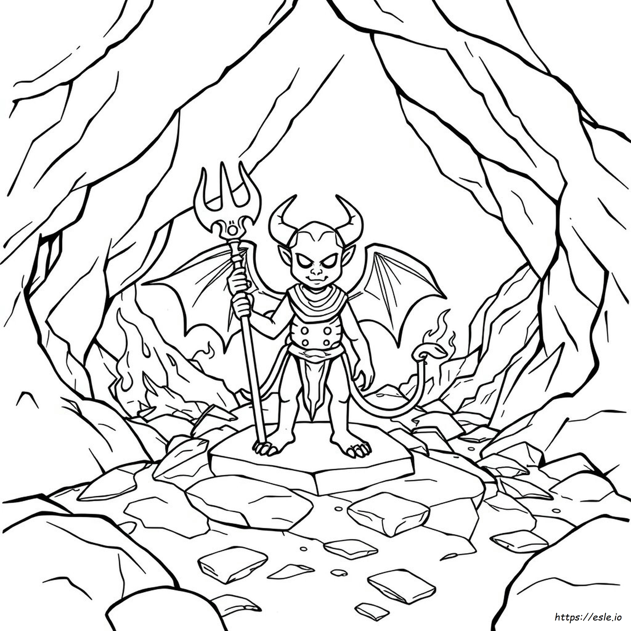 Demon Coloring Pictures