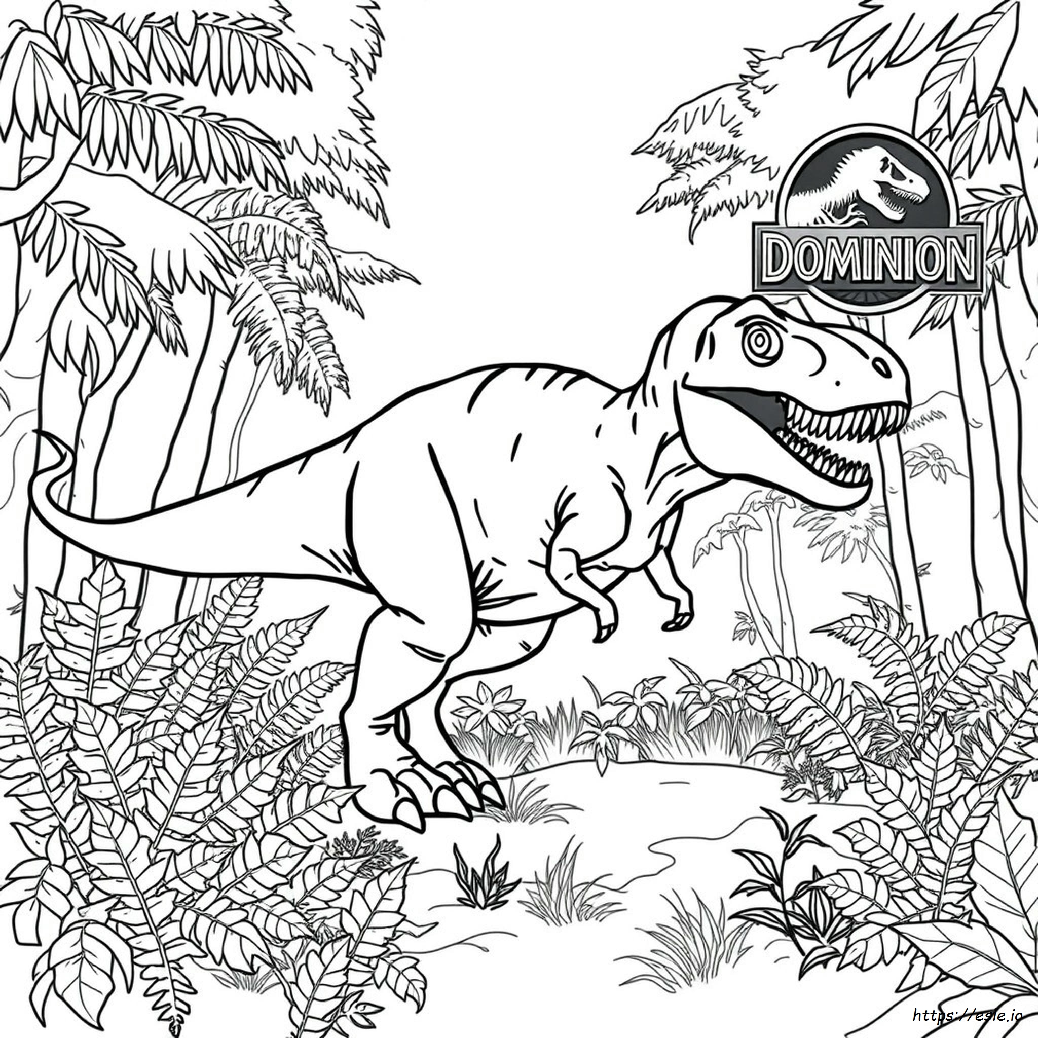 Jurassic World Dominion Kleurplaten kleurplaat