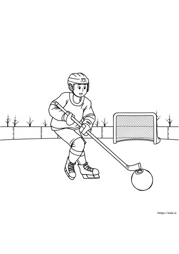 Hockey Coloring