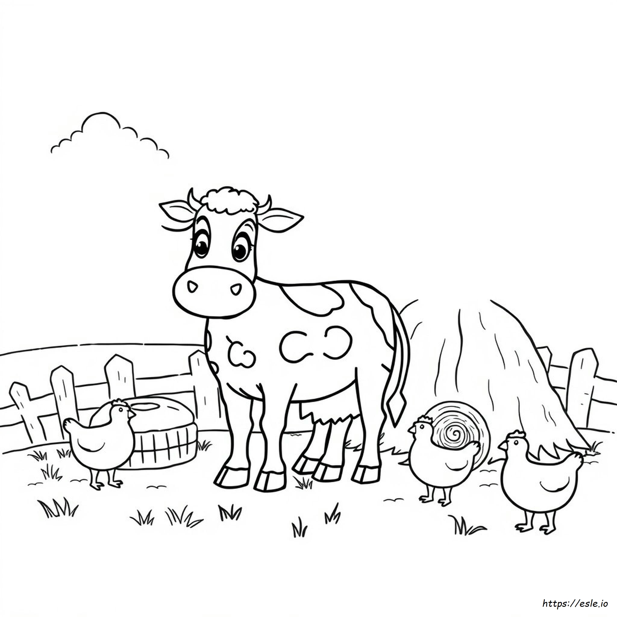 La Vaca Lola Disegni Da Colorare
