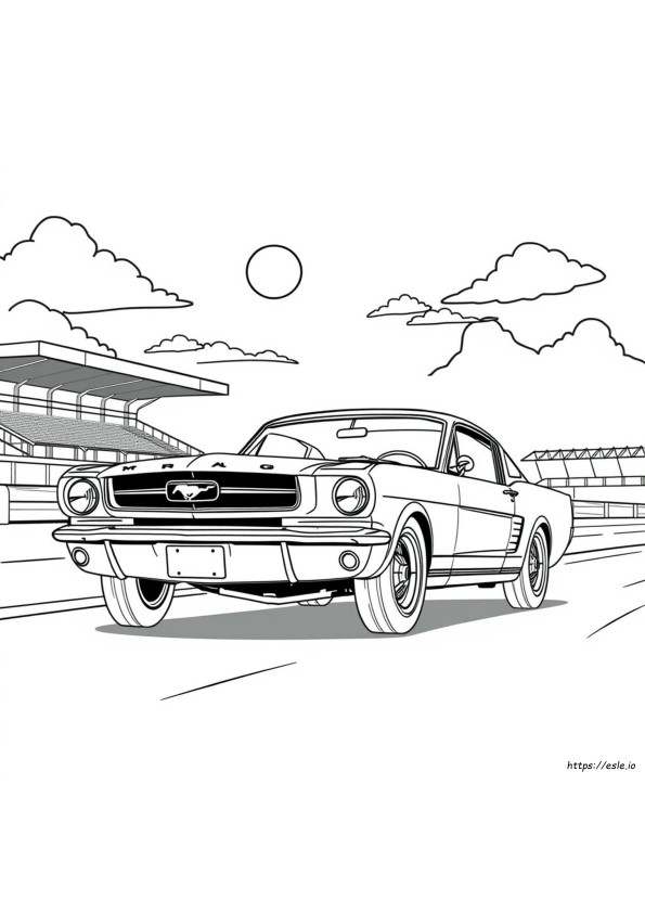 Mustang Coloring Pages Free