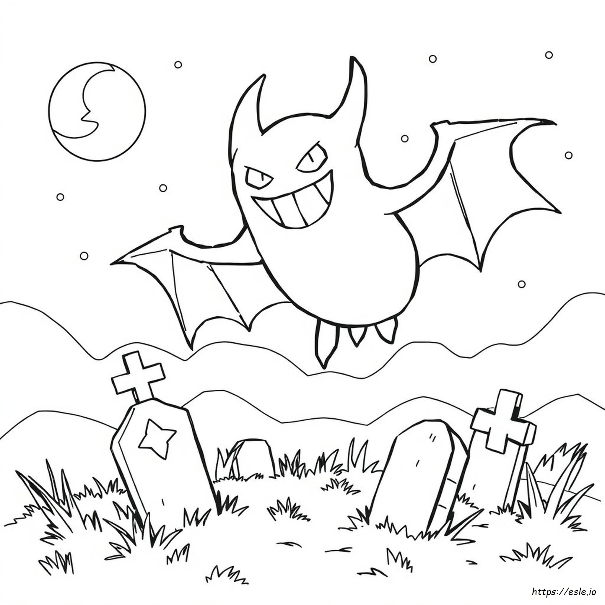 Gengar Pokémon Da Colorare E Stampare