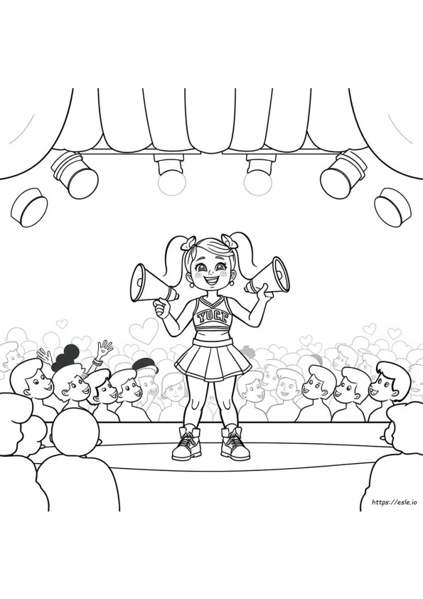 Lol Cheerleader Gambar Mewarnai