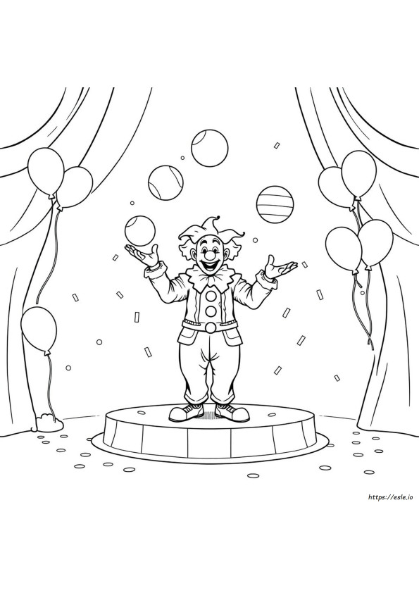 Clown Coloring Pages For Adults