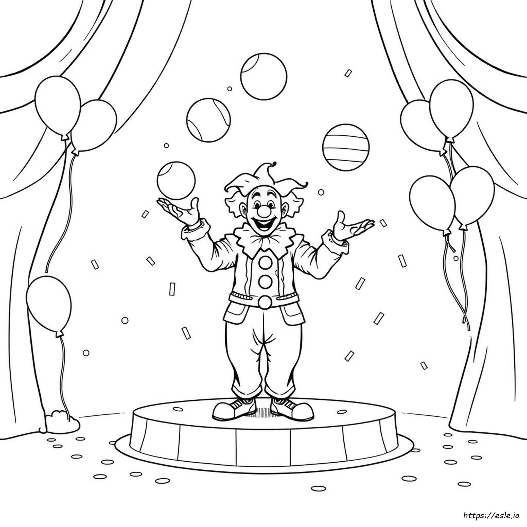 Clown Coloring Pages For Adults