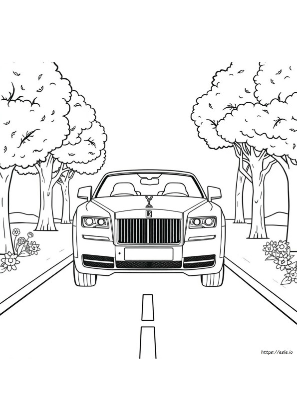 Rolls Royce Da Colorare