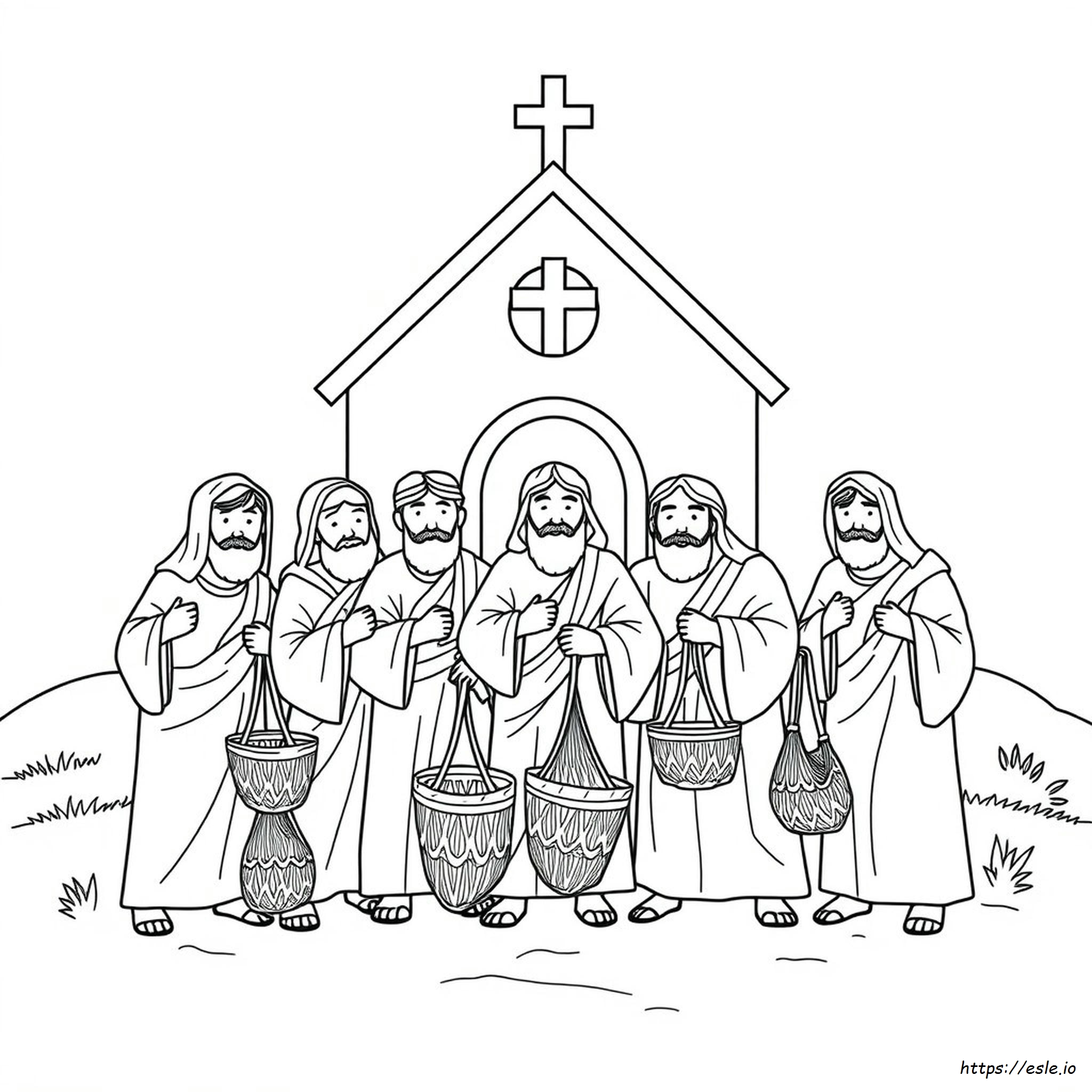 I 12 Apostoli Disegni Da Colorare Pdf