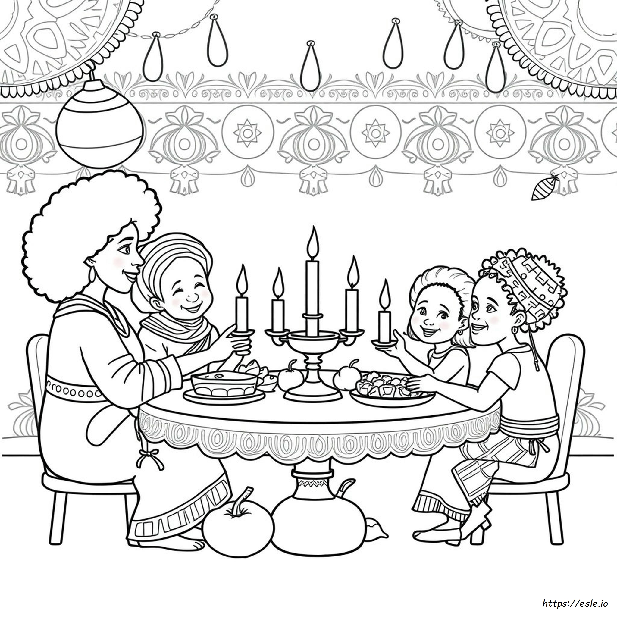 Páginas Para Colorear De Kwanzaa Imprimibles Gratis