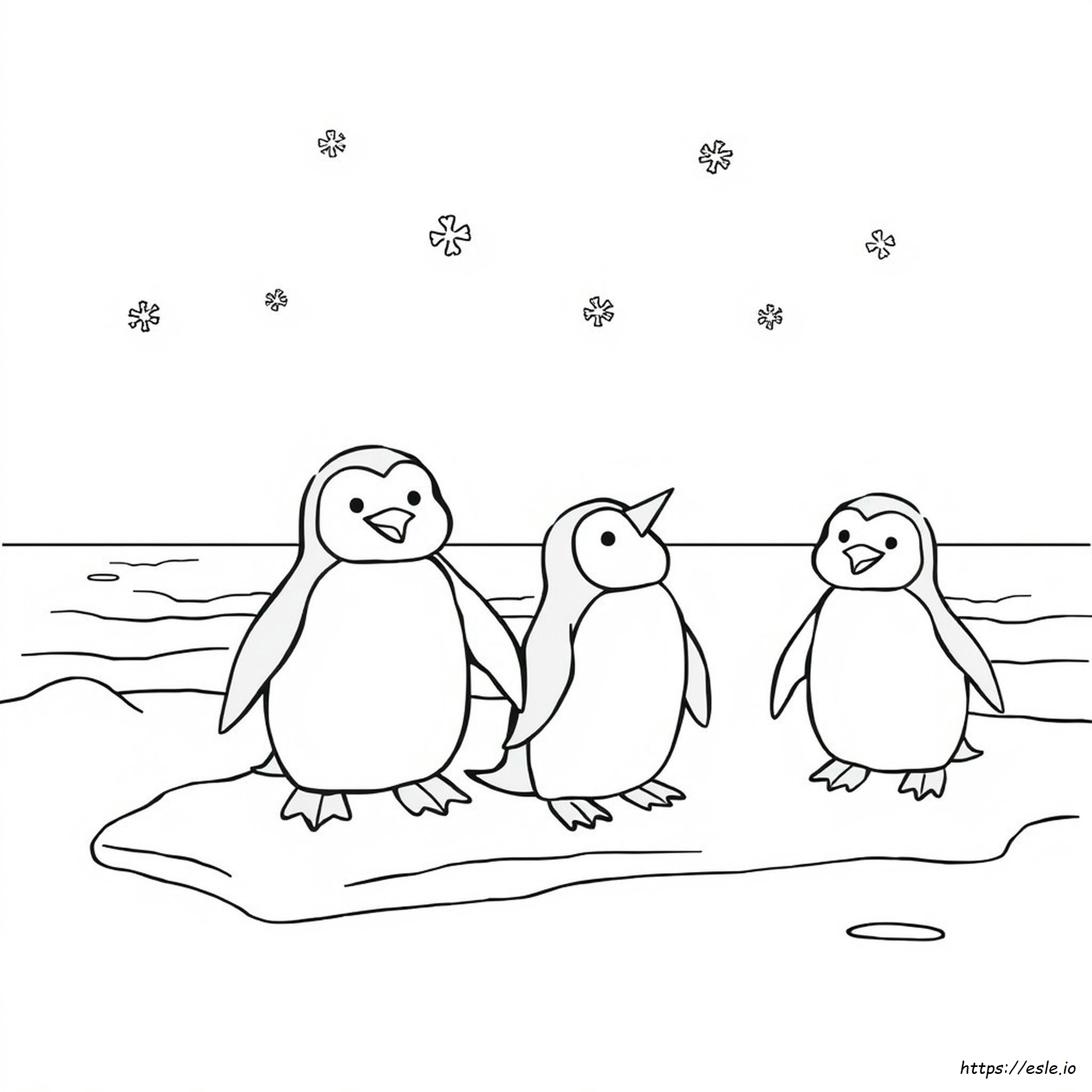 Pingüinos De Happy Feet Para Colorear