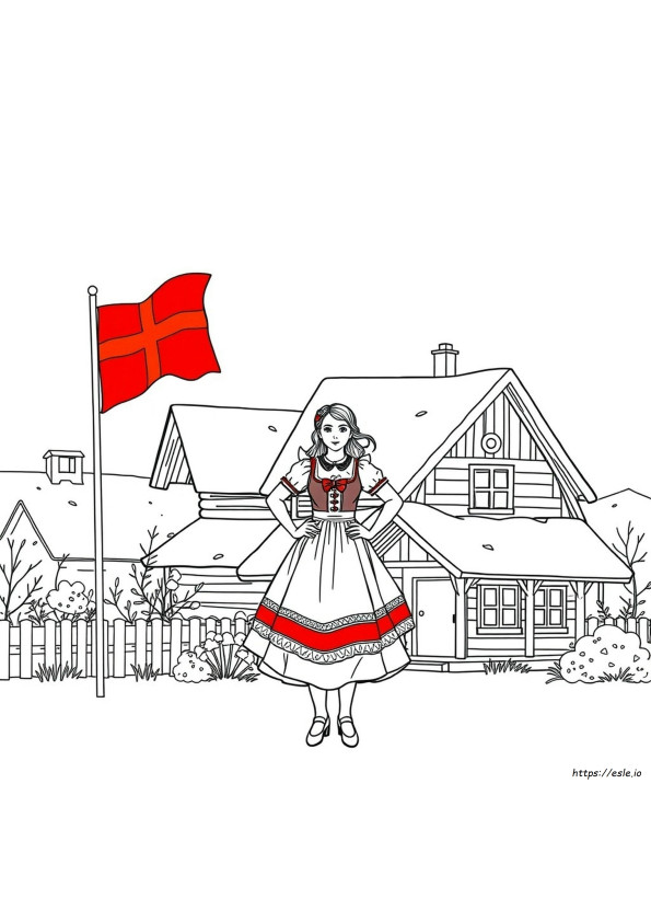 Gambar Mewarnai Polandia