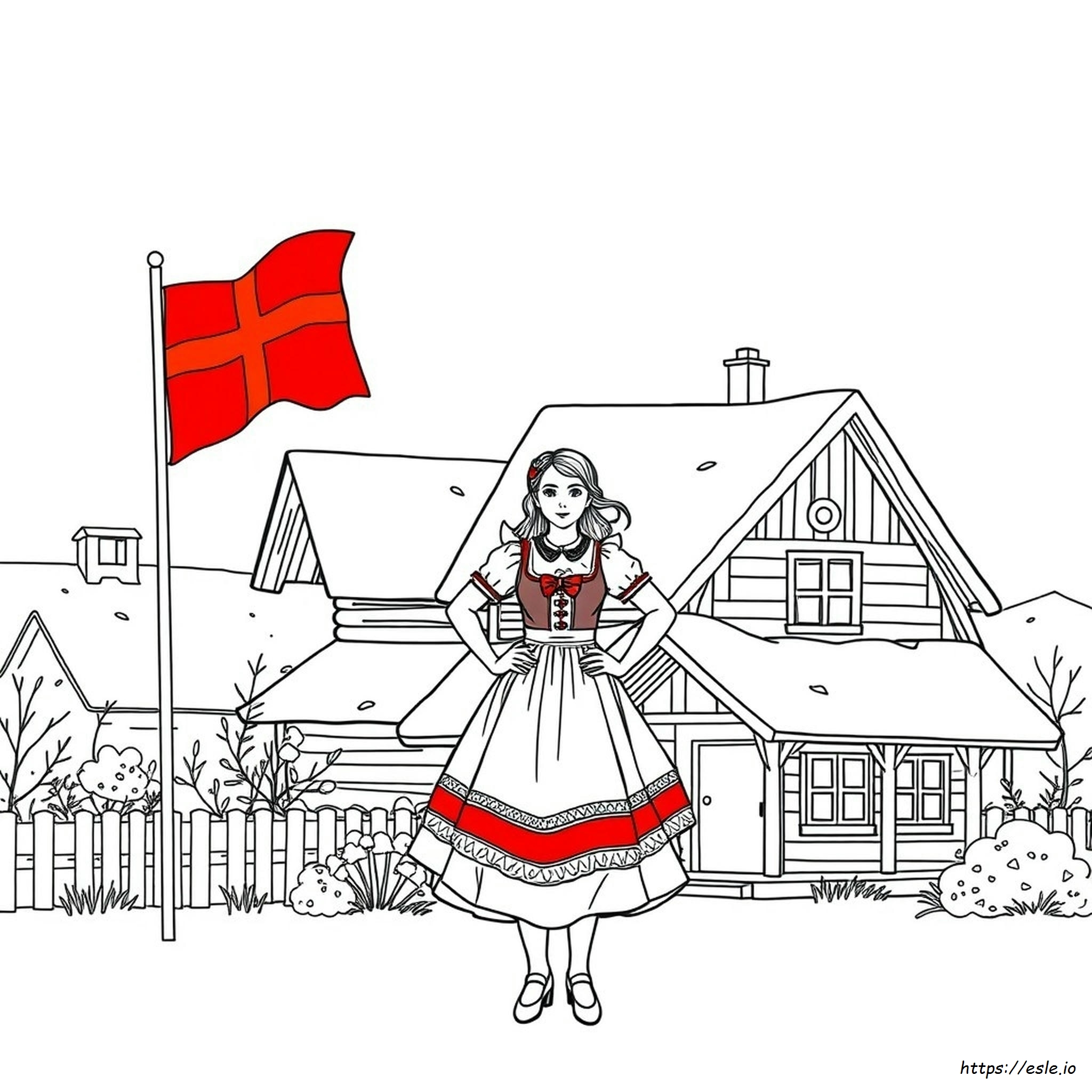 Gambar Mewarnai Polandia