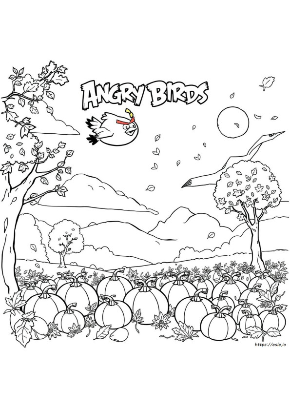 Angry Birds Seasons Halaman Mewarnai